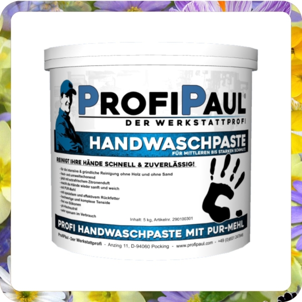 Profi Hand washing Paste with PUR Flour 5kg Bucket